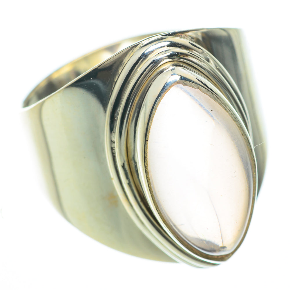 Rose Quartz Rings handcrafted by Ana Silver Co - RING59745