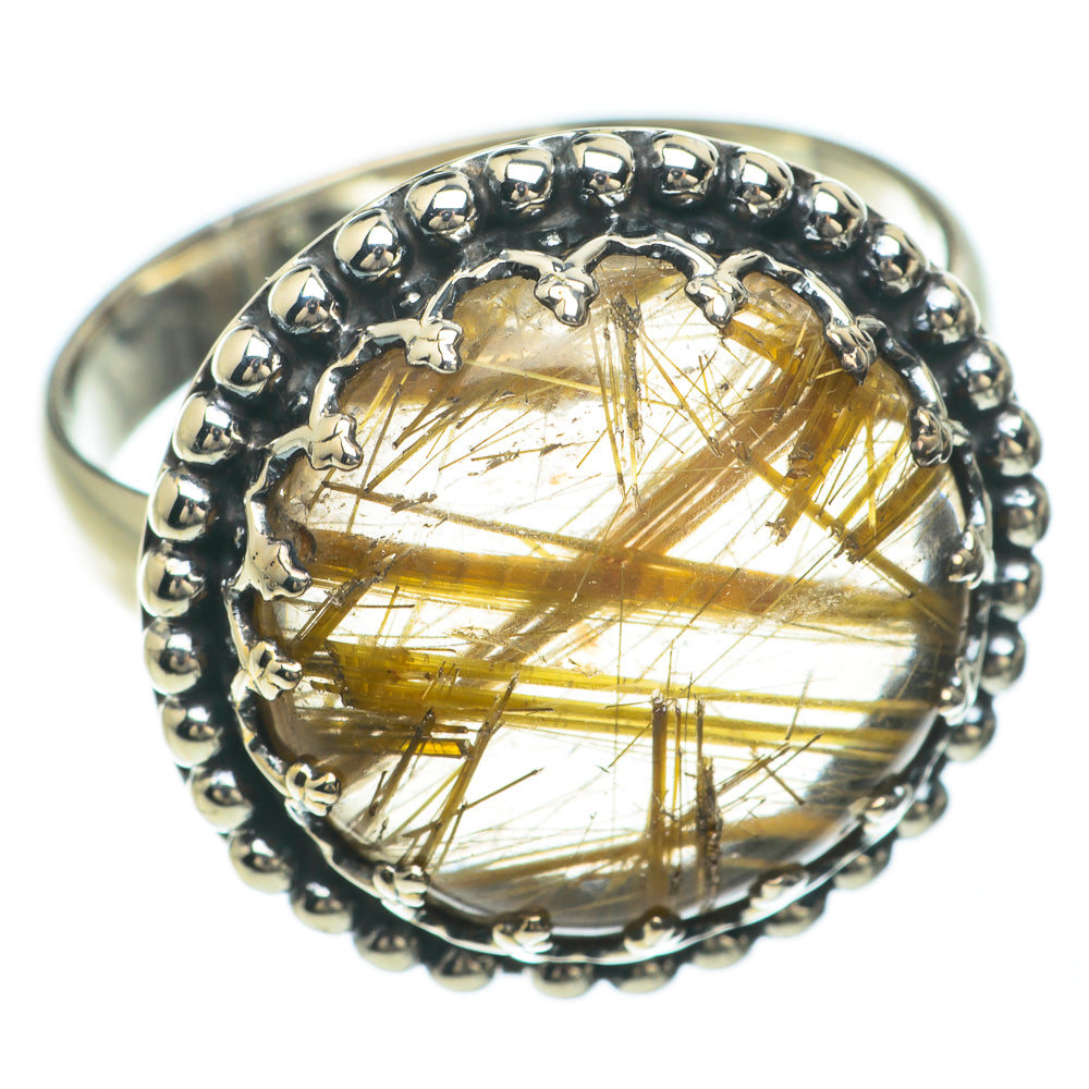 Rutilated Quartz Rings handcrafted by Ana Silver Co - RING59753
