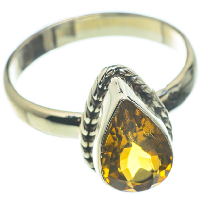 Citrine Rings handcrafted by Ana Silver Co - RING59778