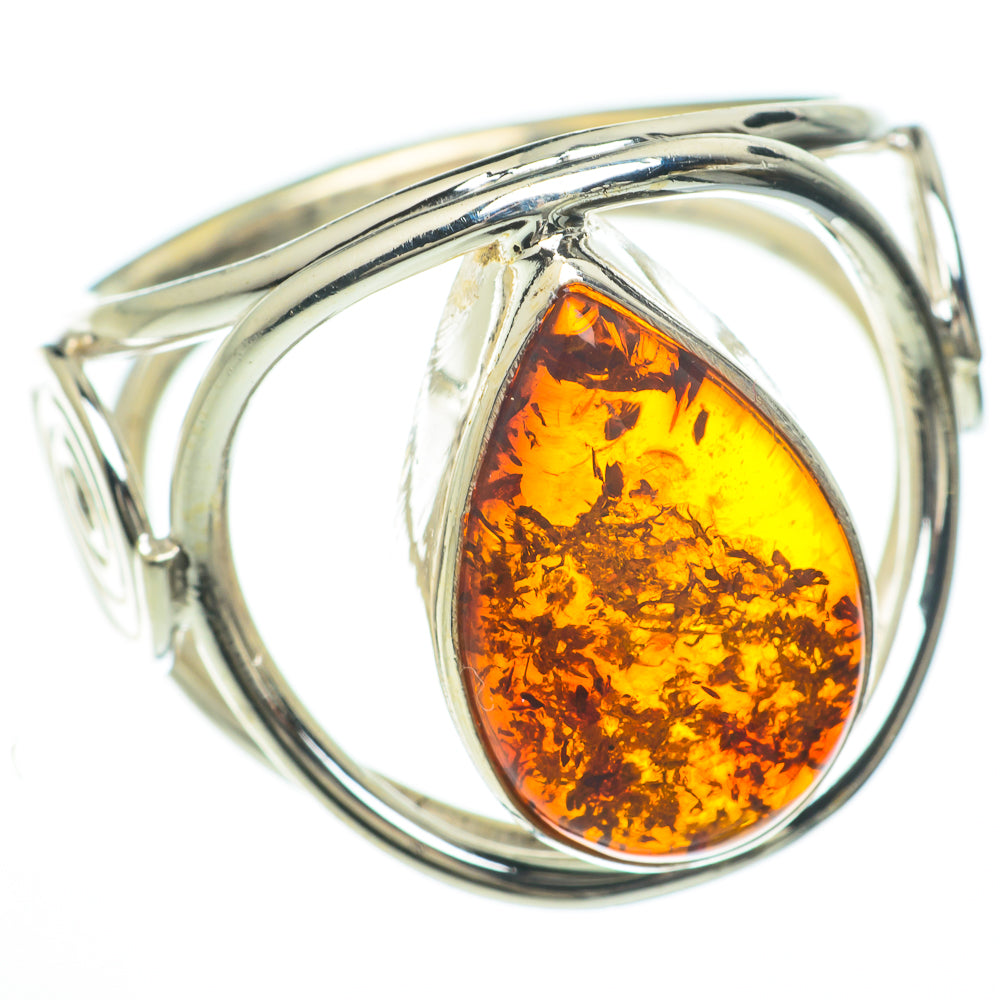 Baltic Amber Rings handcrafted by Ana Silver Co - RING59779