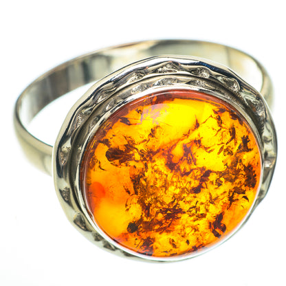 Baltic Amber Rings handcrafted by Ana Silver Co - RING59780