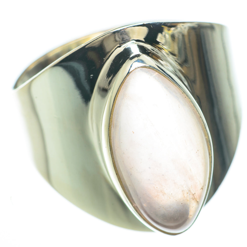 Rose Quartz Rings handcrafted by Ana Silver Co - RING59782