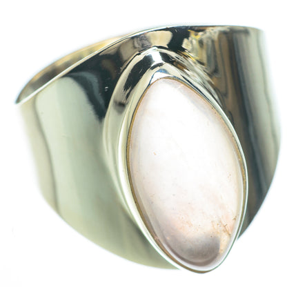 Rose Quartz Rings handcrafted by Ana Silver Co - RING59782