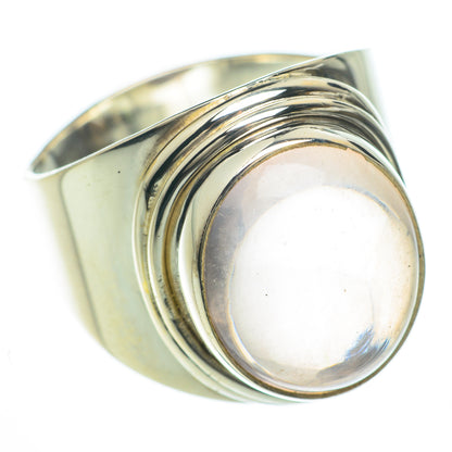 Rose Quartz Rings handcrafted by Ana Silver Co - RING59784
