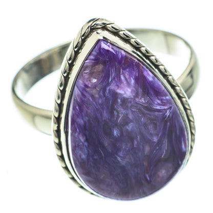 Charoite Rings handcrafted by Ana Silver Co - RING59787