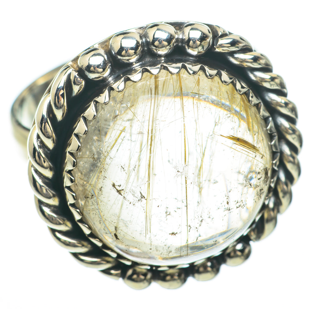 Rutilated Quartz Rings handcrafted by Ana Silver Co - RING59789