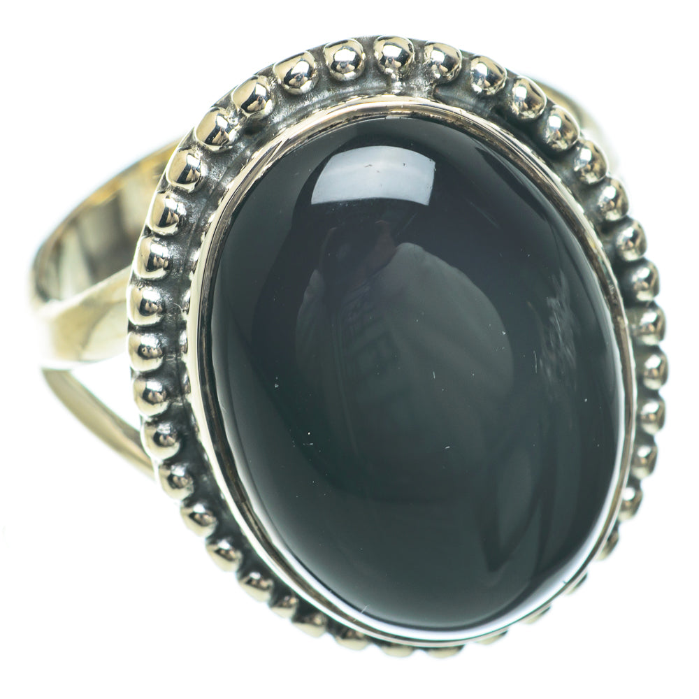 Black Onyx Rings handcrafted by Ana Silver Co - RING59791