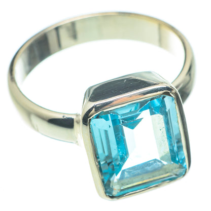 Blue Topaz Rings handcrafted by Ana Silver Co - RING59800