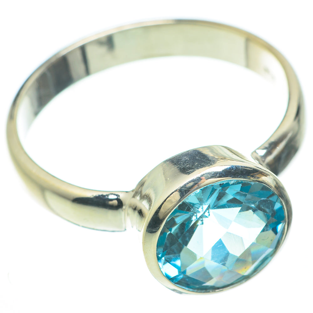 Blue Topaz Rings handcrafted by Ana Silver Co - RING59804
