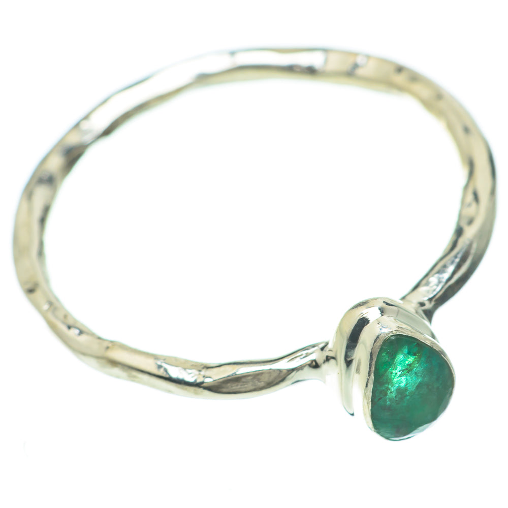 Zambian Emerald Rings handcrafted by Ana Silver Co - RING59807