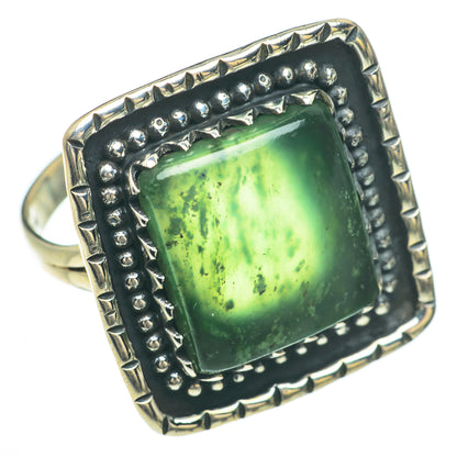 Nephrite Jade Rings handcrafted by Ana Silver Co - RING59810
