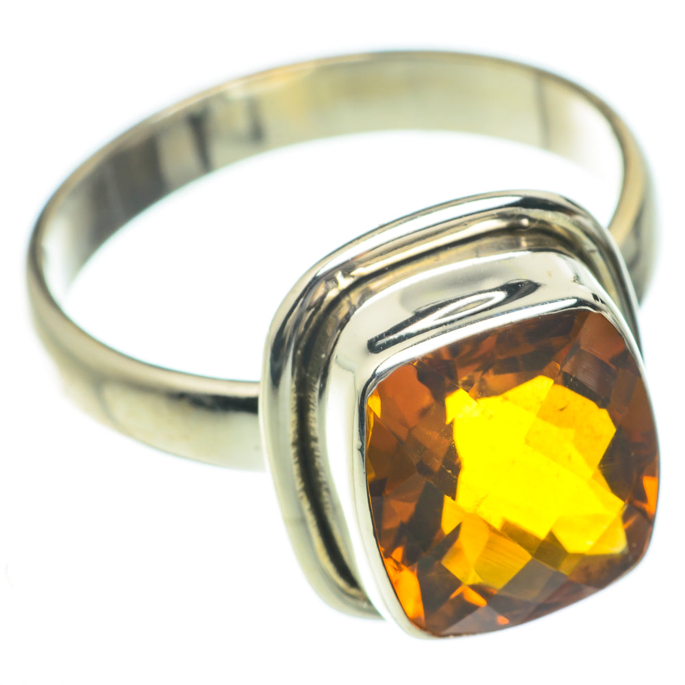 Citrine Rings handcrafted by Ana Silver Co - RING59813