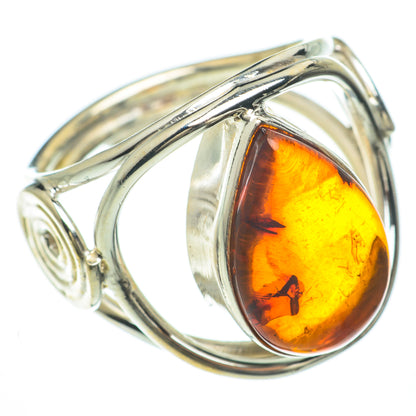 Baltic Amber Rings handcrafted by Ana Silver Co - RING59816