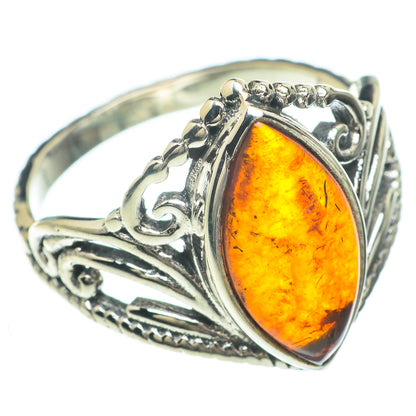 Baltic Amber Rings handcrafted by Ana Silver Co - RING59817