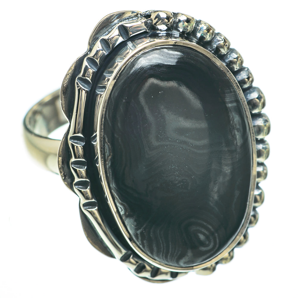 Psilomelane Rings handcrafted by Ana Silver Co - RING59827