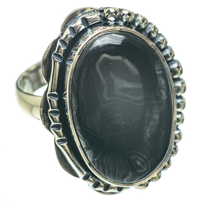Psilomelane Rings handcrafted by Ana Silver Co - RING59827