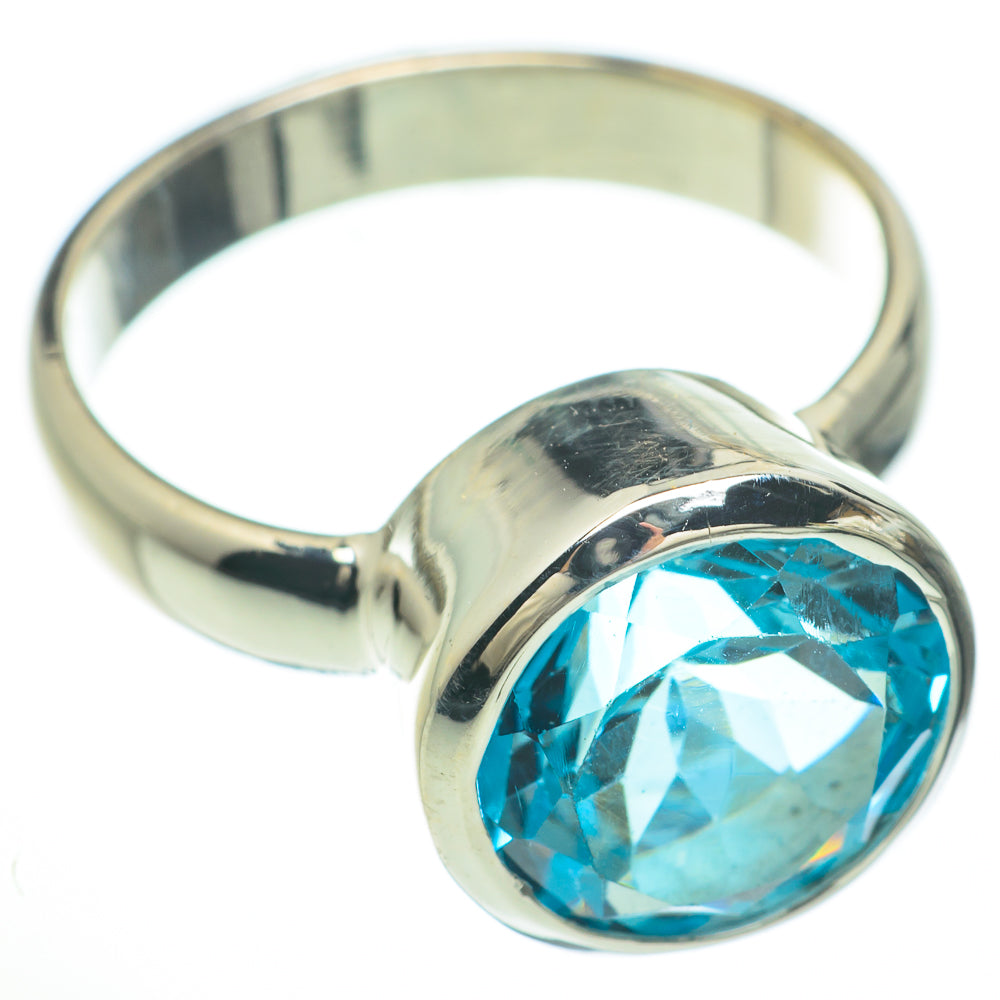 Blue Topaz Rings handcrafted by Ana Silver Co - RING59837