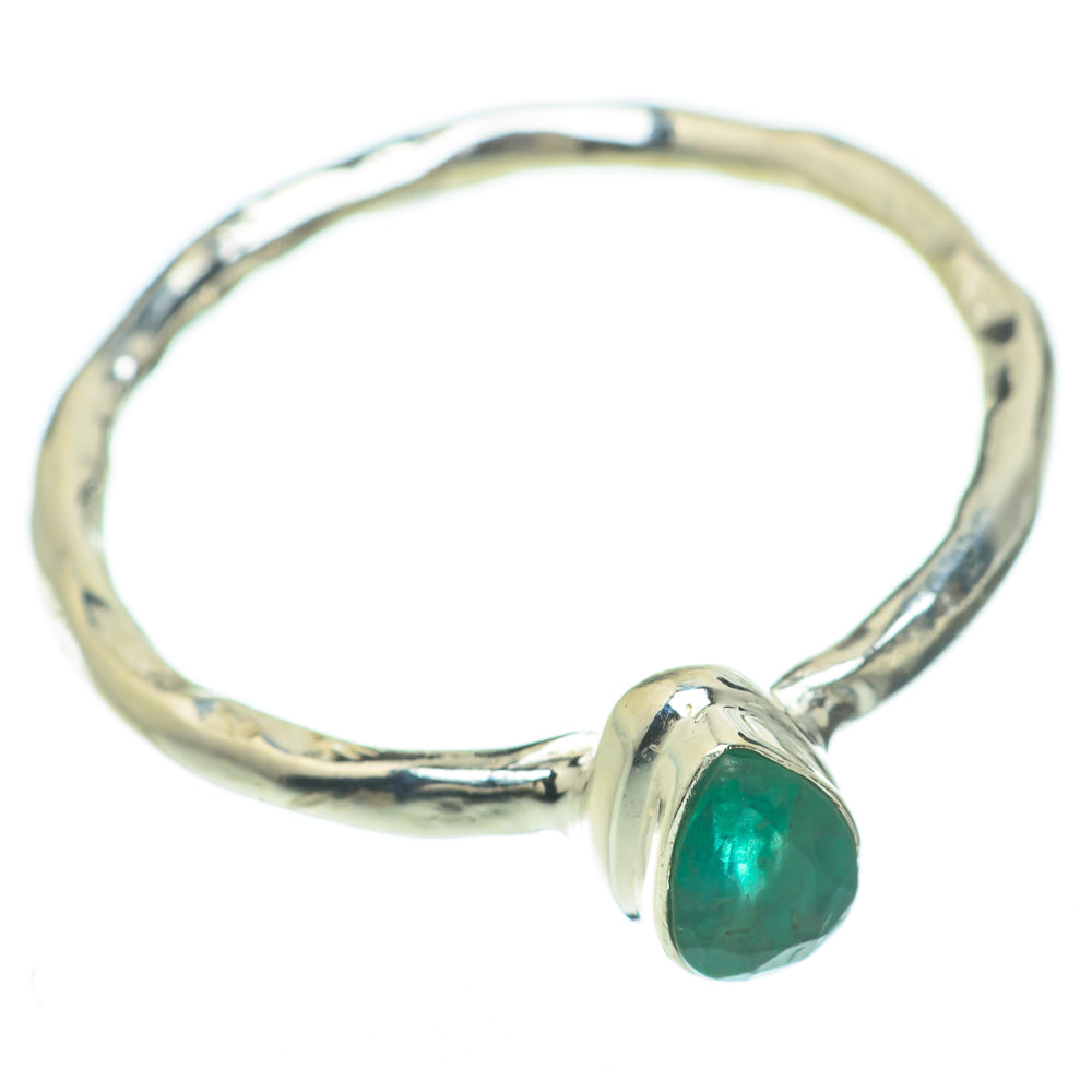 Zambian Emerald Rings handcrafted by Ana Silver Co - RING59846