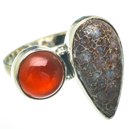 Dinosaur Bone Rings handcrafted by Ana Silver Co - RING59847