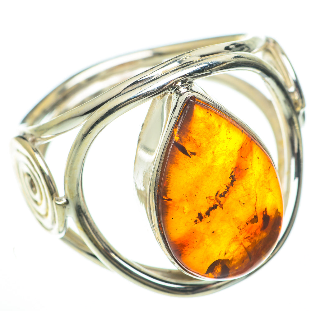 Baltic Amber Rings handcrafted by Ana Silver Co - RING59852