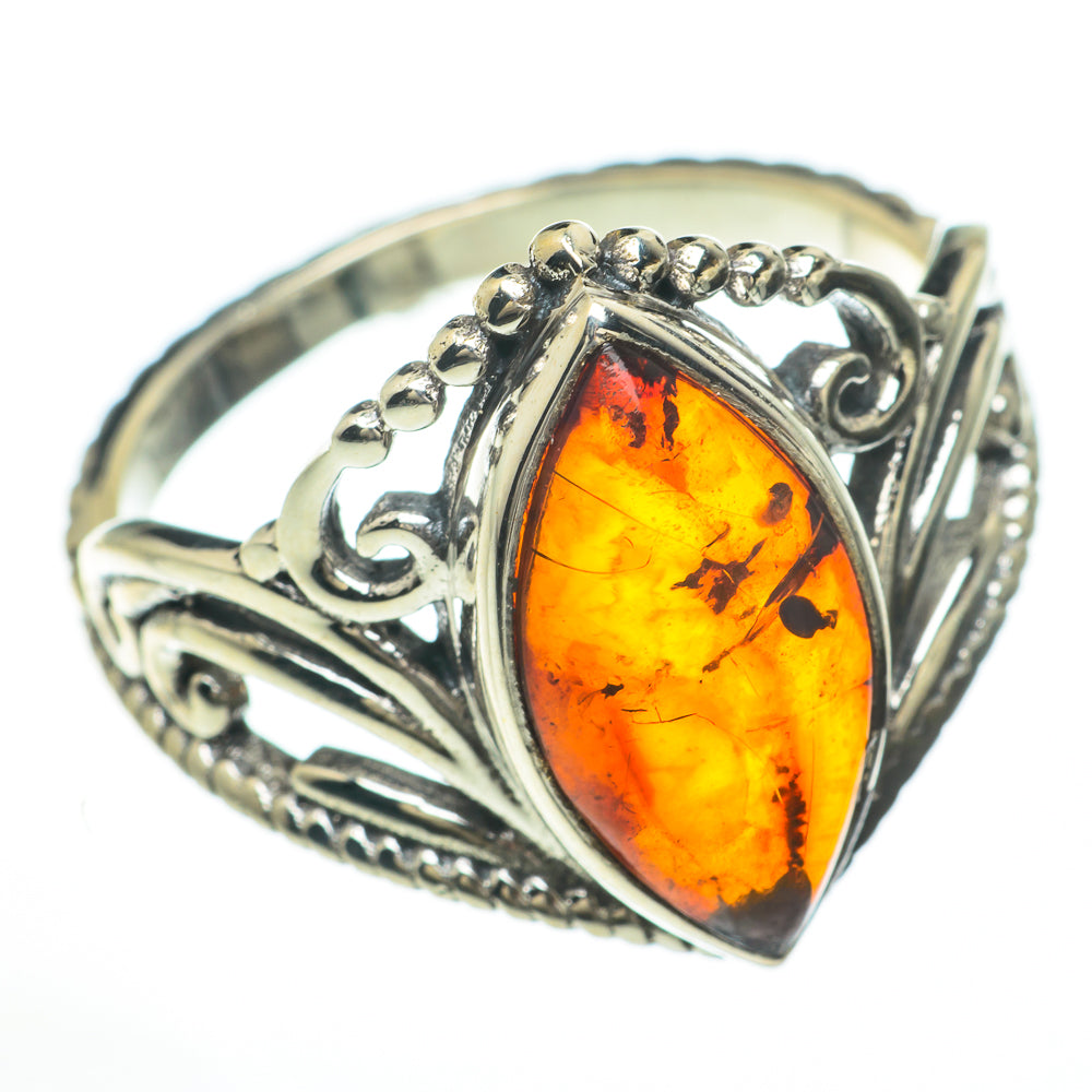 Baltic Amber Rings handcrafted by Ana Silver Co - RING59853