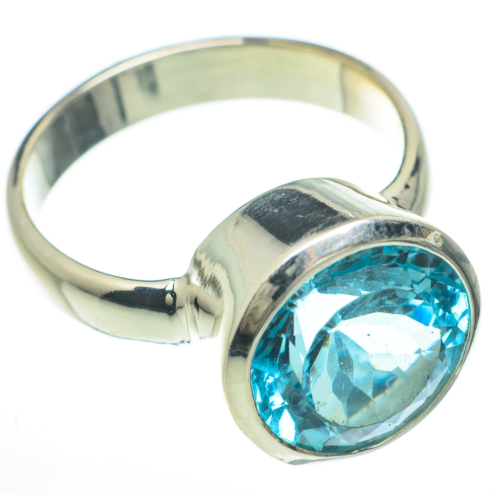 Blue Topaz Rings handcrafted by Ana Silver Co - RING59871