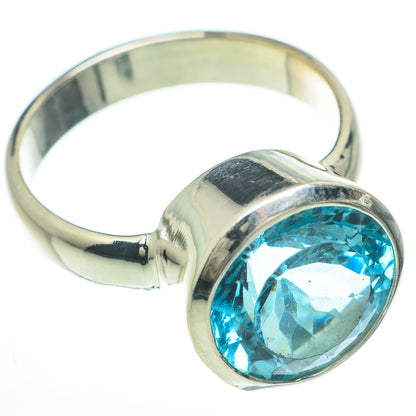 Blue Topaz Rings handcrafted by Ana Silver Co - RING59871