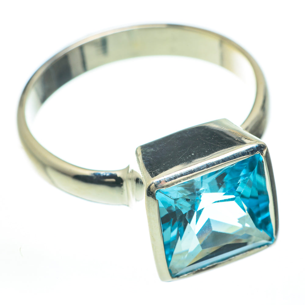 Blue Topaz Rings handcrafted by Ana Silver Co - RING59872