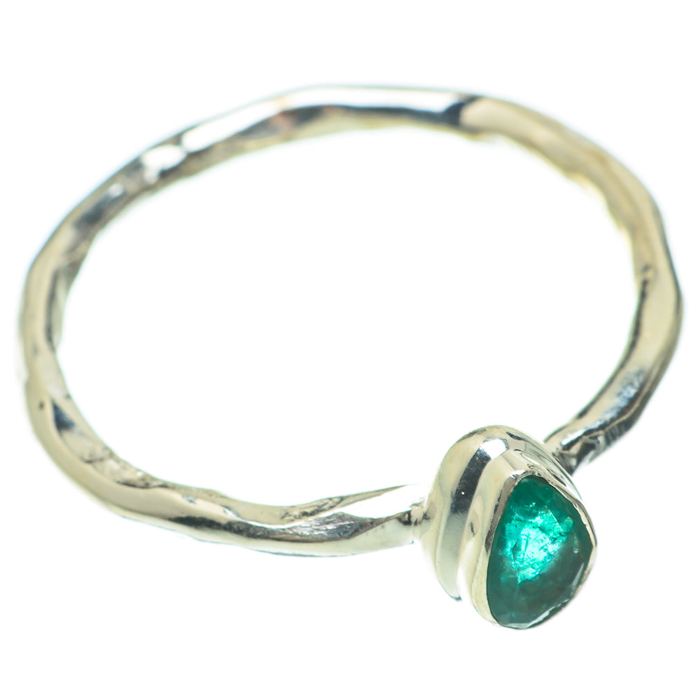 Zambian Emerald Rings handcrafted by Ana Silver Co - RING59878