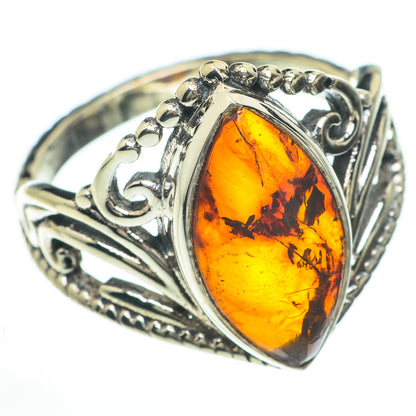 Baltic Amber Rings handcrafted by Ana Silver Co - RING59884
