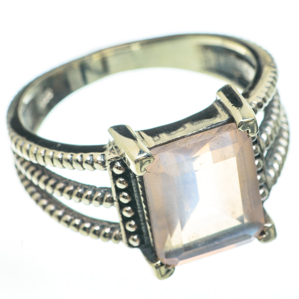 Rose Quartz Rings handcrafted by Ana Silver Co - RING59888