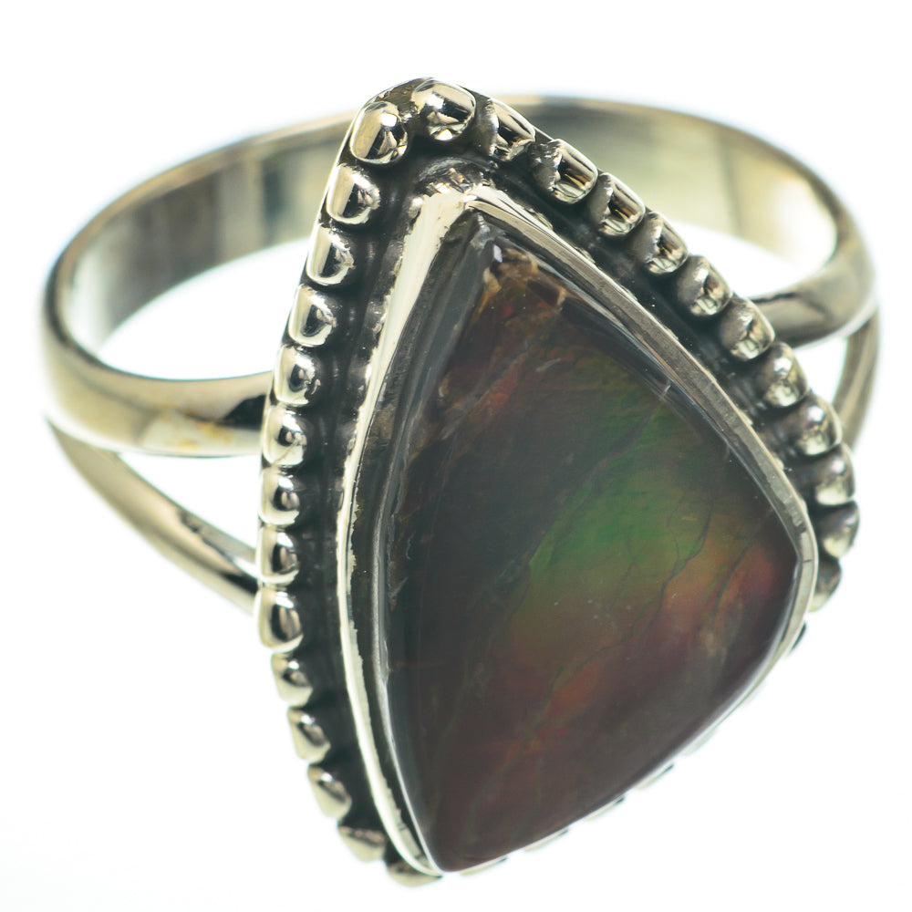 Ammolite Rings handcrafted by Ana Silver Co - RING59889