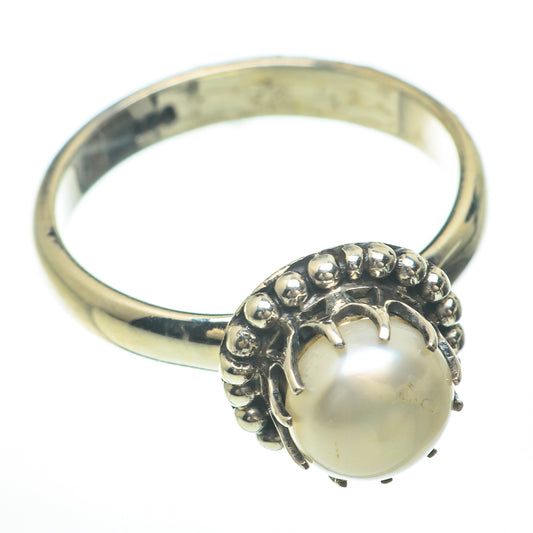 Cultured Pearl Rings handcrafted by Ana Silver Co - RING59894