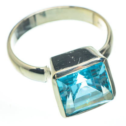 Blue Topaz Rings handcrafted by Ana Silver Co - RING59897