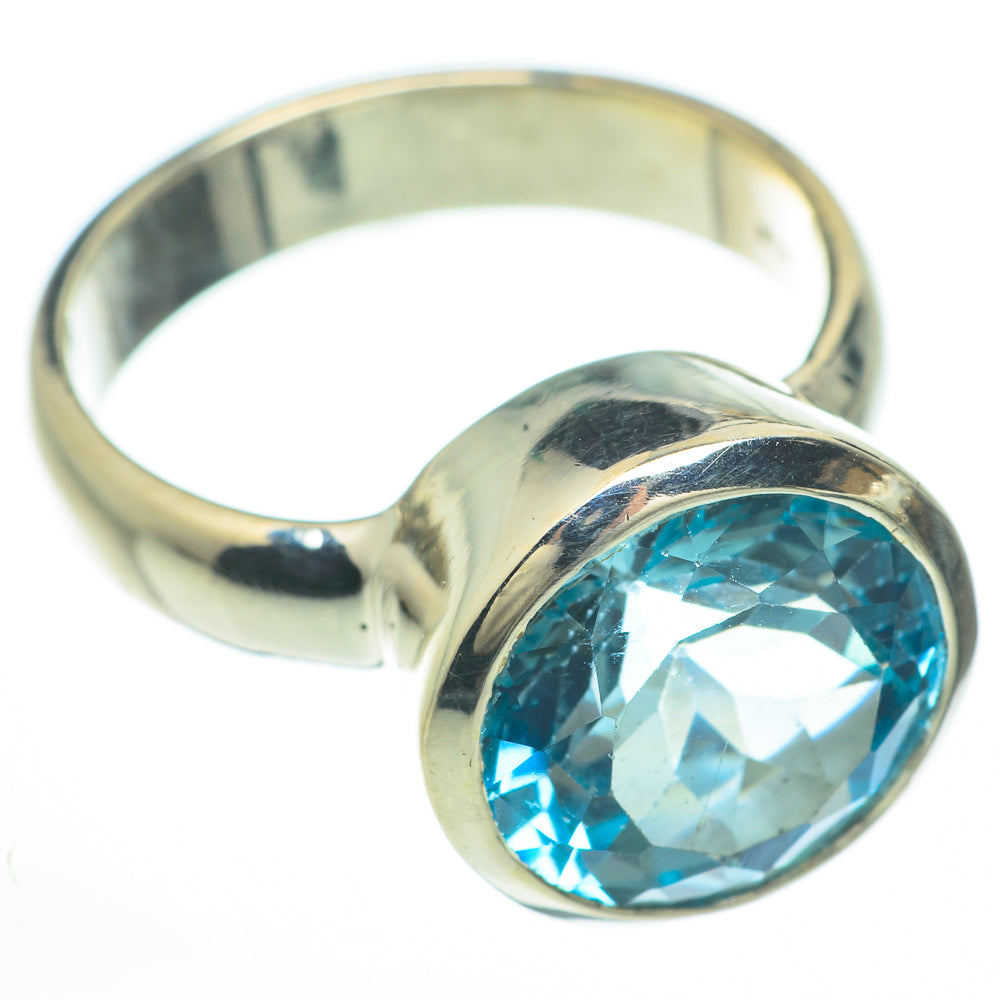 Blue Topaz Rings handcrafted by Ana Silver Co - RING59900