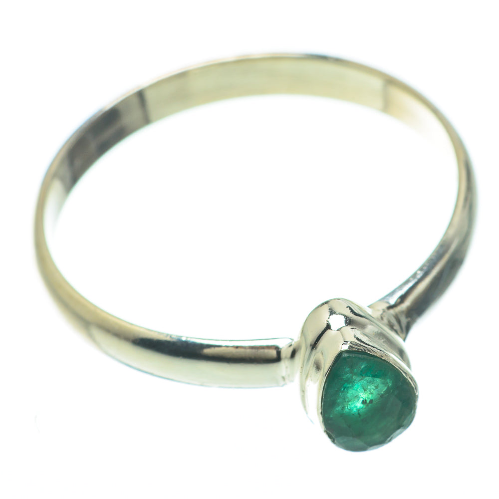 Zambian Emerald Rings handcrafted by Ana Silver Co - RING59903