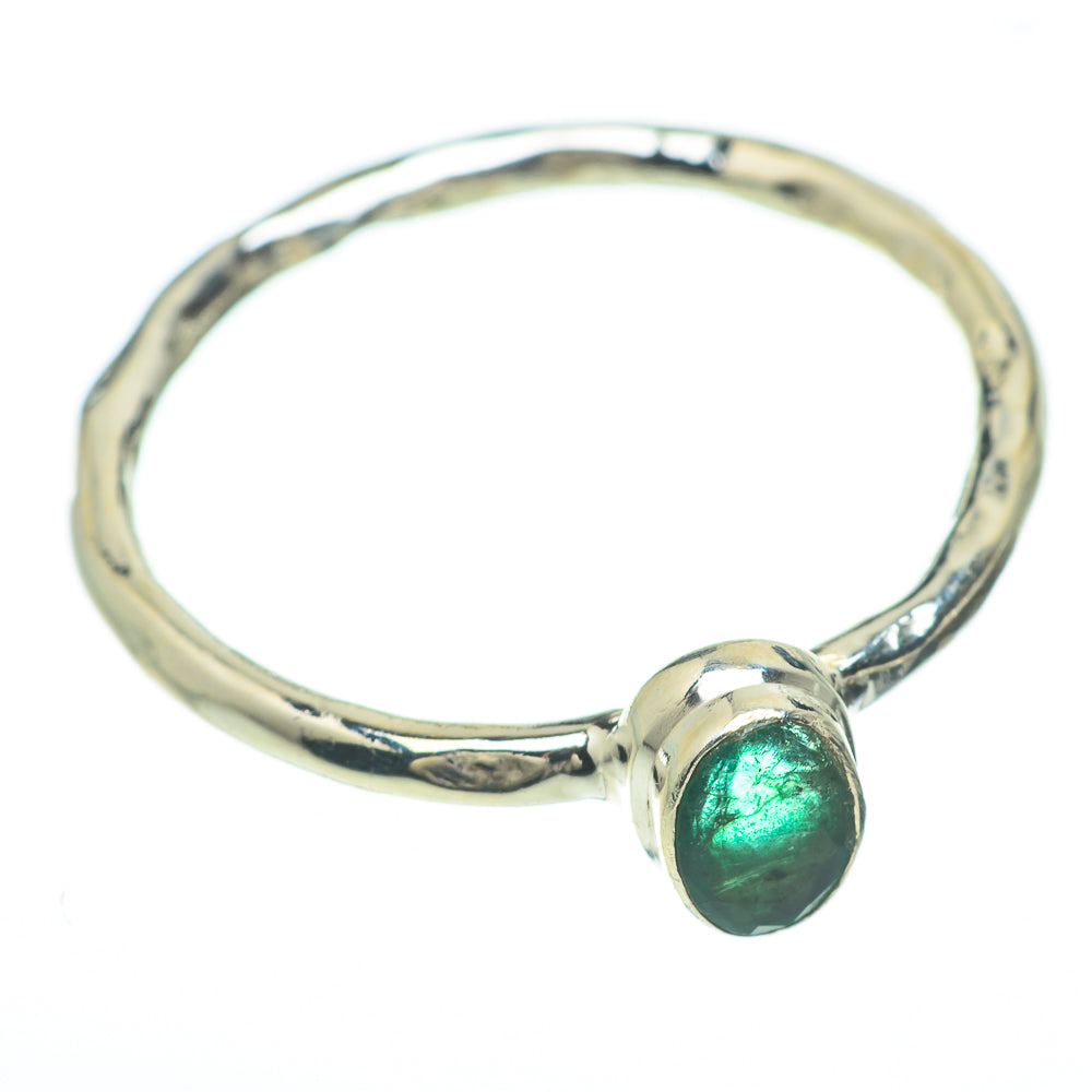 Zambian Emerald Rings handcrafted by Ana Silver Co - RING59908