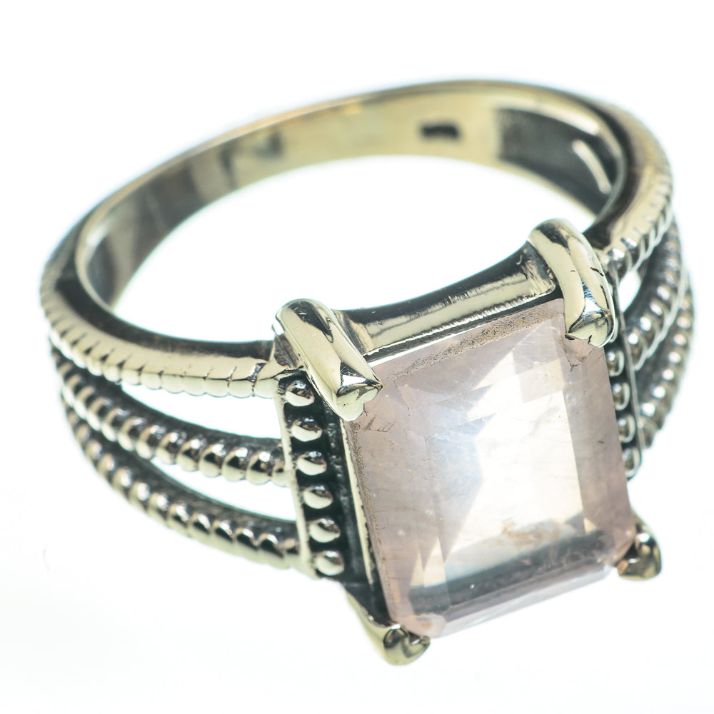 Rose Quartz Rings handcrafted by Ana Silver Co - RING59916