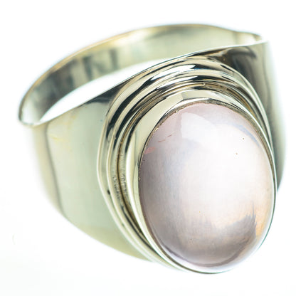Rose Quartz Rings handcrafted by Ana Silver Co - RING59917