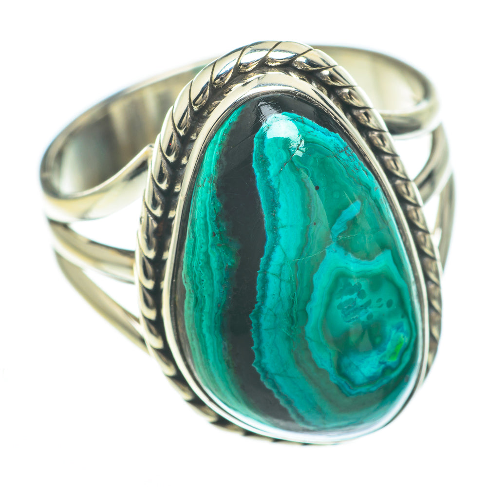 Malachite Rings handcrafted by Ana Silver Co - RING59934