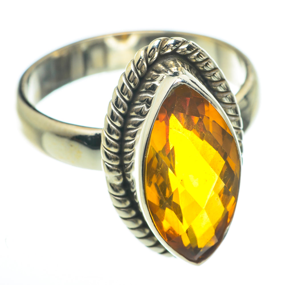 Citrine Rings handcrafted by Ana Silver Co - RING59939