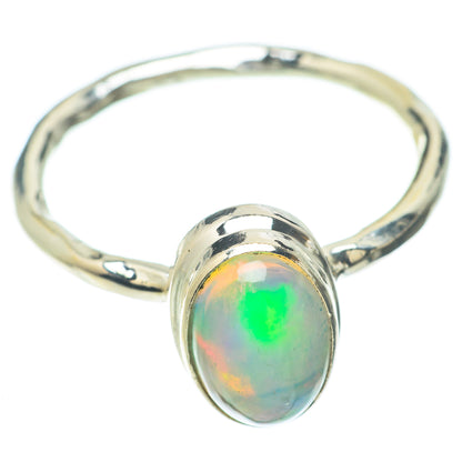 Ethiopian Opal Rings handcrafted by Ana Silver Co - RING59949