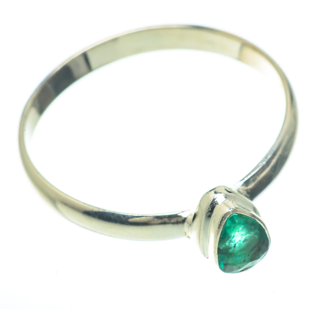 Zambian Emerald Rings handcrafted by Ana Silver Co - RING59957