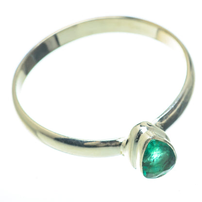 Zambian Emerald Rings handcrafted by Ana Silver Co - RING59957