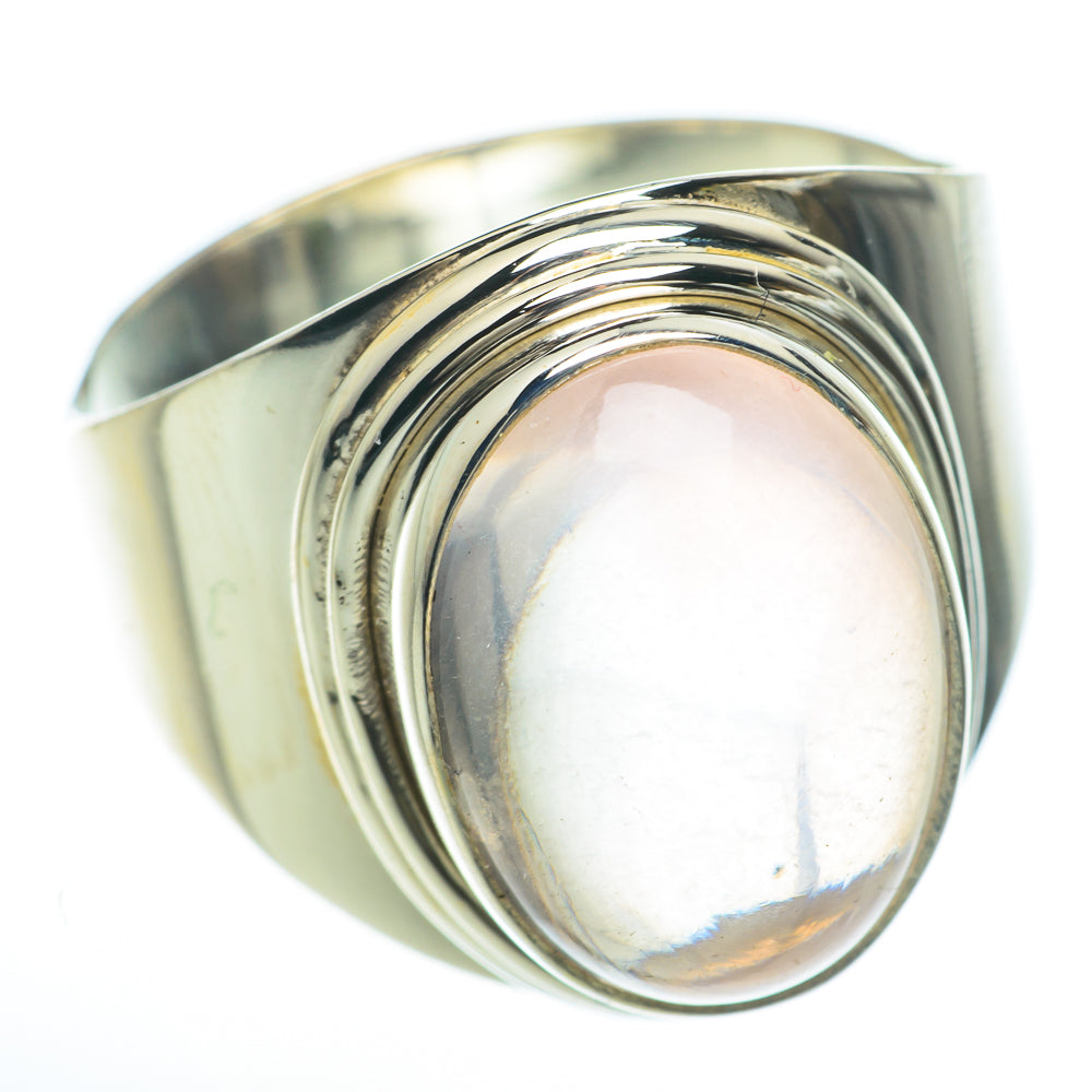 Rose Quartz Rings handcrafted by Ana Silver Co - RING59969