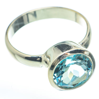 Blue Topaz Rings handcrafted by Ana Silver Co - RING59978