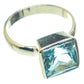 Blue Topaz Rings handcrafted by Ana Silver Co - RING59983