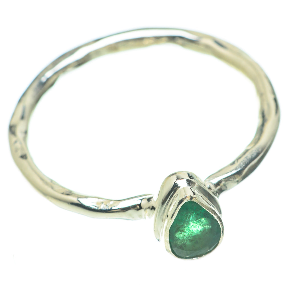 Zambian Emerald Rings handcrafted by Ana Silver Co - RING59984
