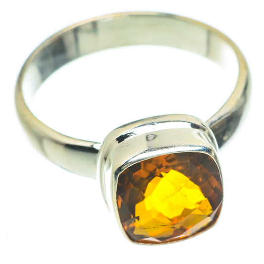 Mandarin Citrine Rings handcrafted by Ana Silver Co - RING59991