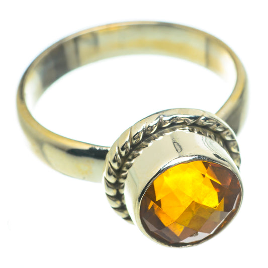 Mandarin Citrine Rings handcrafted by Ana Silver Co - RING59992